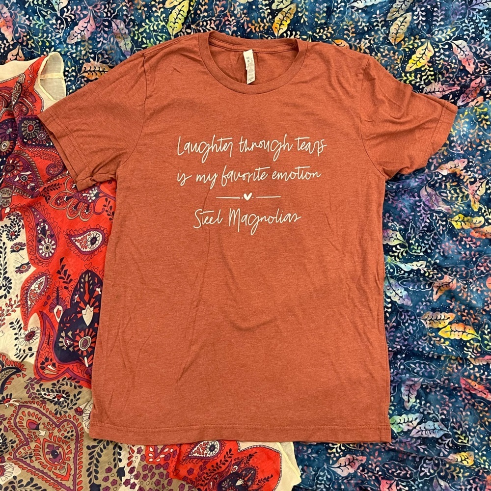Steel Magnolias Classic Movie Lines Fitted tee size medium